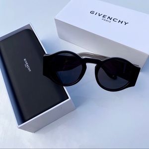 Givenchy Round Wrap-Style Sunglasses